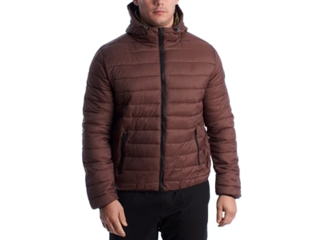 Blusão De Homem Us Polo Assn Acolchoada Capuz Castanho (58)