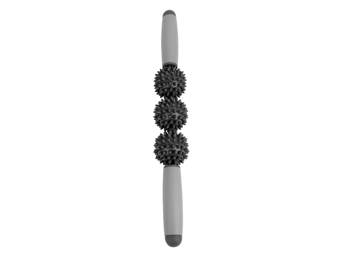 ROLLER de Massagem Muscular Yoga com 3 Bolas Porcupine S/MARCA