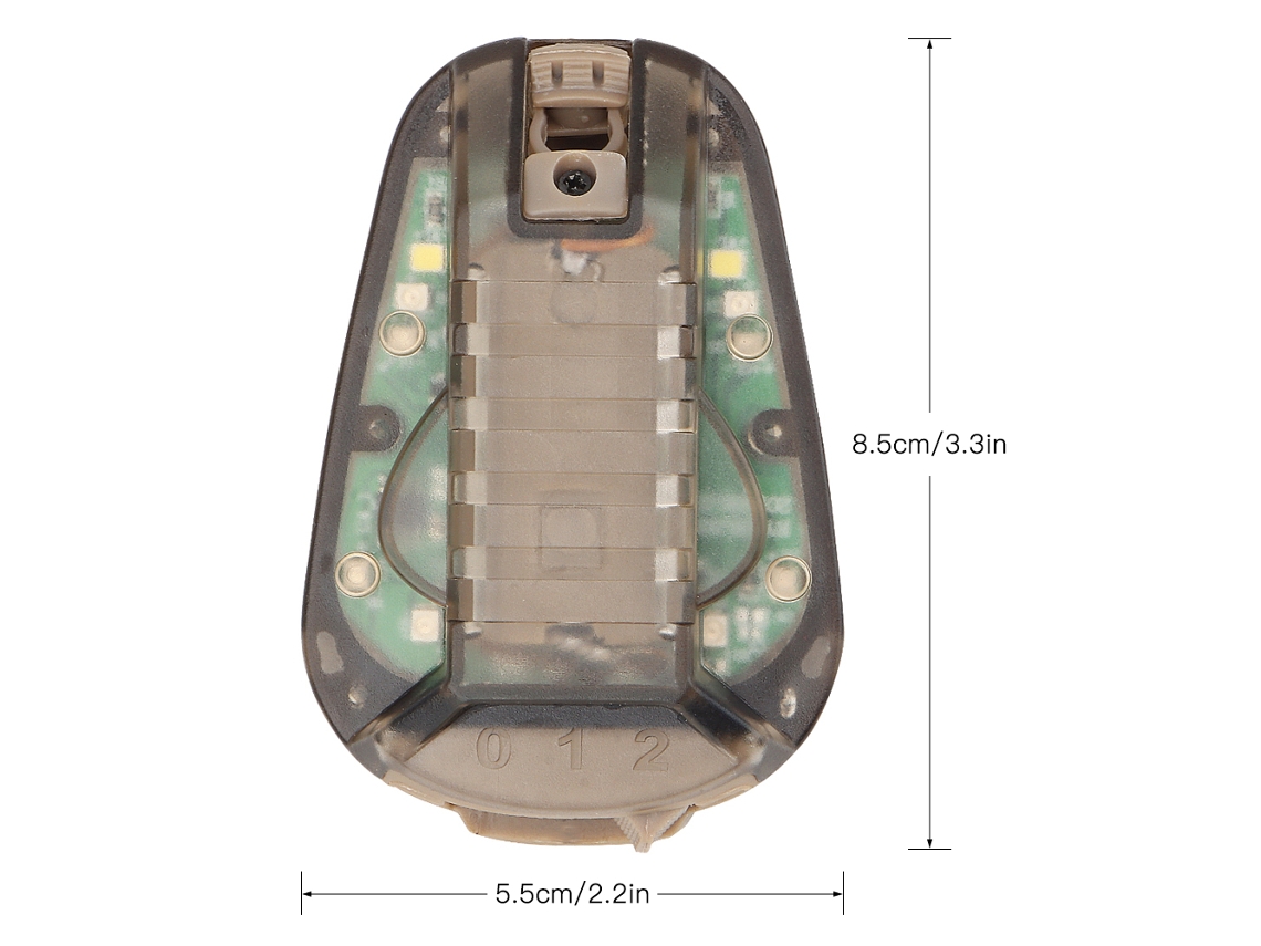 Luz de Segurança para Capacete Resistente à Água S/MARCA