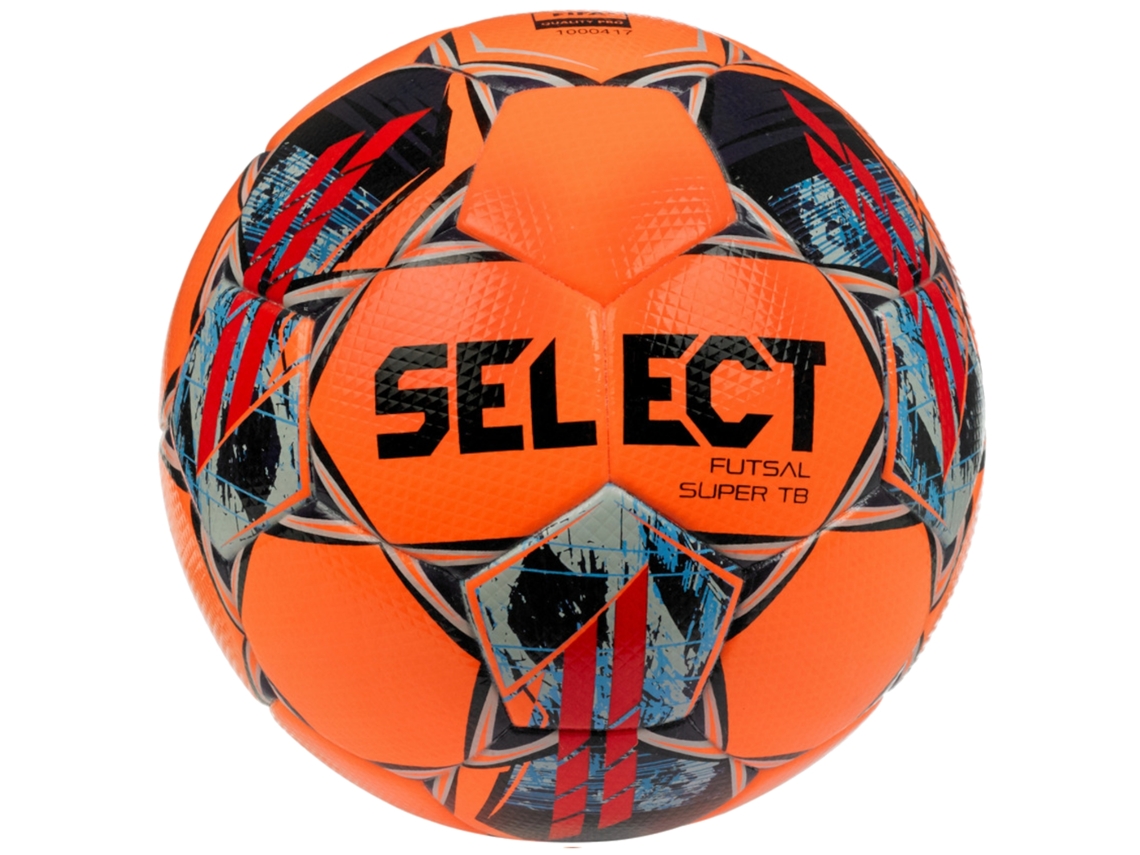 SELECT Futsal Super Tb V22 Ball Futsal Super Org-Blk Unissex Bolas de Futebol Laranja 4 Eu