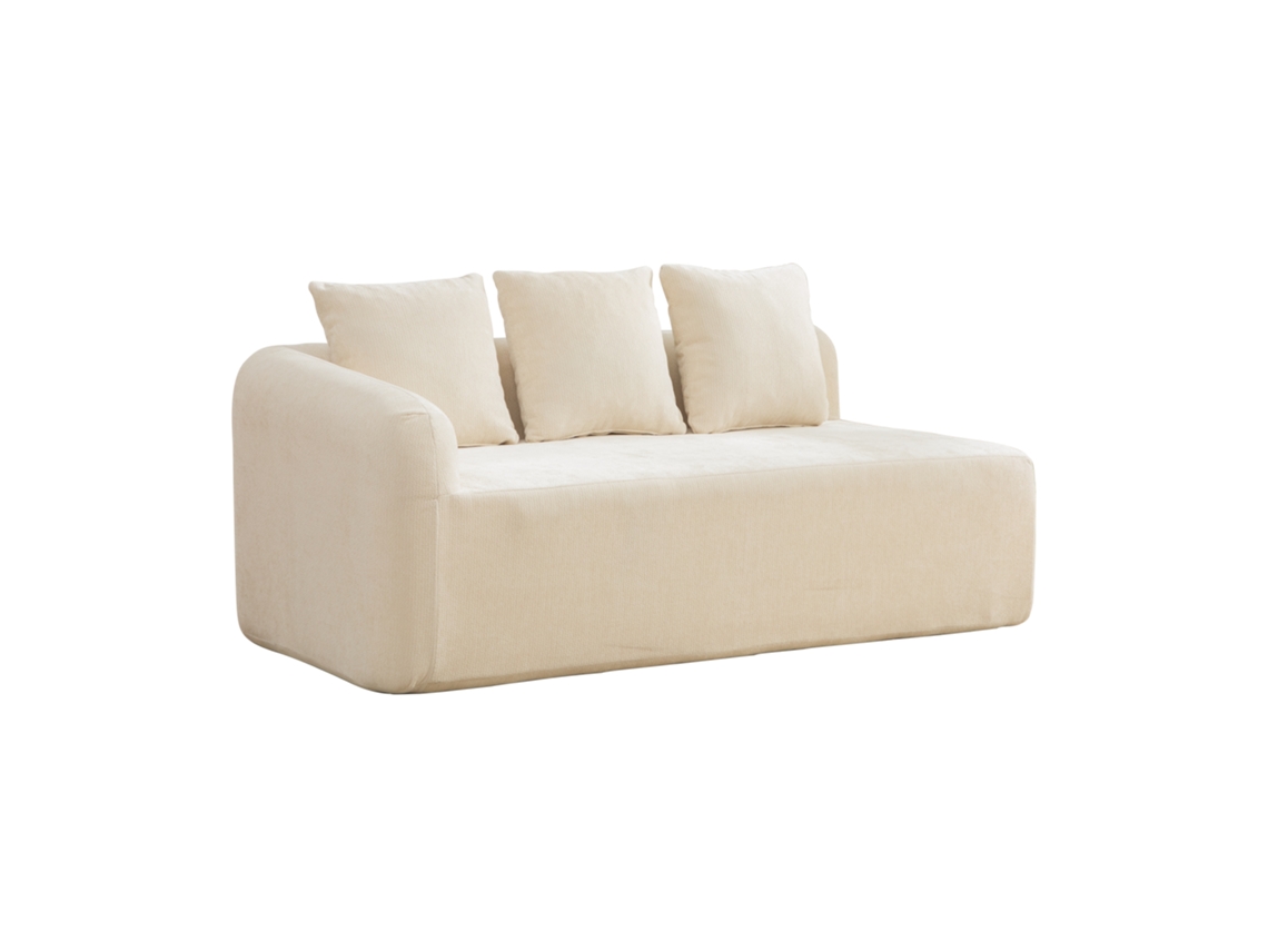 Sofá modular de compressão em chenille, espuma 30D, antiderrapante, fácil de mover, ideal para sala de estar e outros ambientes. Implore.