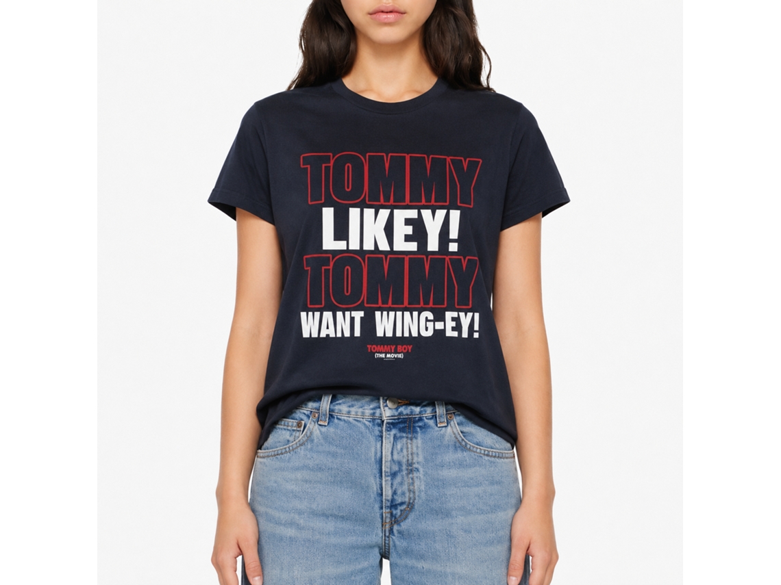 Rockinstone Tommy Boy Likey Navy T-shirt Size:m