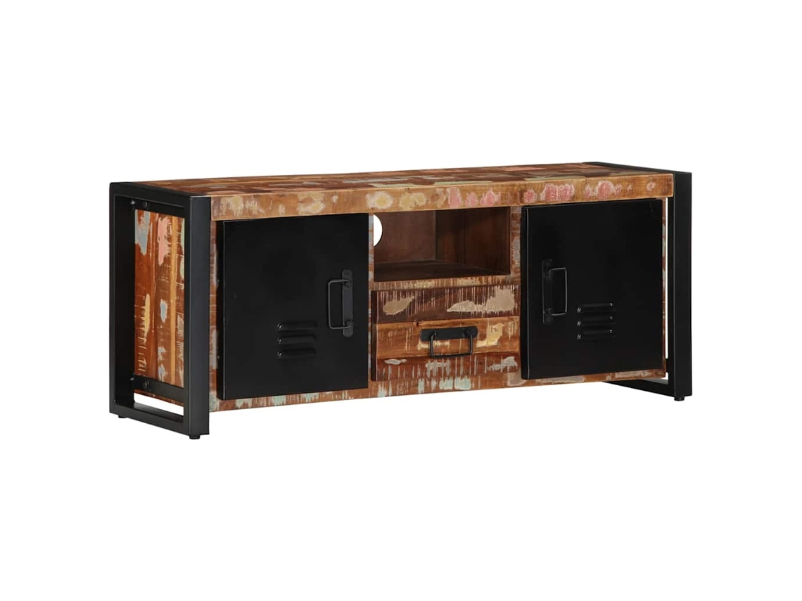 Móvel Tv 100x30x40 Cm Madeira Maciça Recuperada Dkd Home Decor