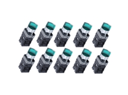 10 peças Berm Interruptores de botão normalmente fechados AC 220V/24V Modelo Bem Xb2 20xd/3124v