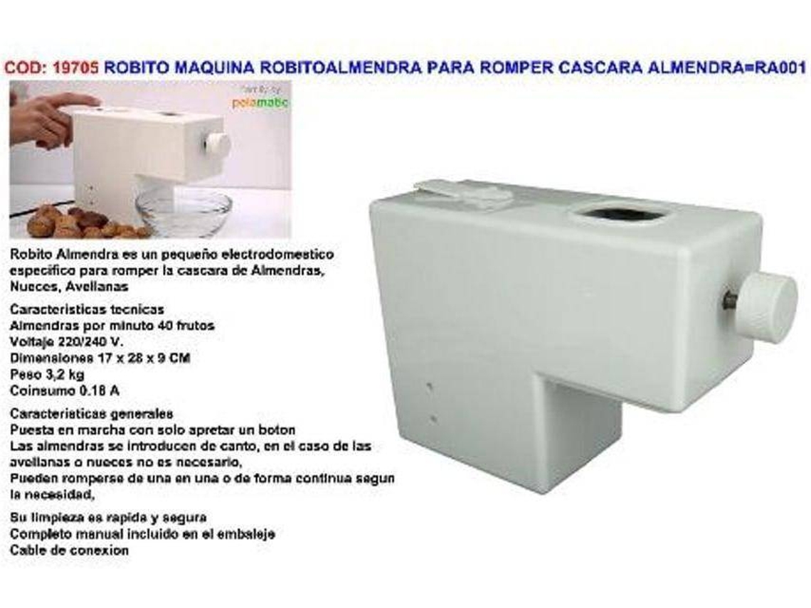 Robito maquina robitoalmendra para romper cascara almendra ra001 (Outlet Grade A )