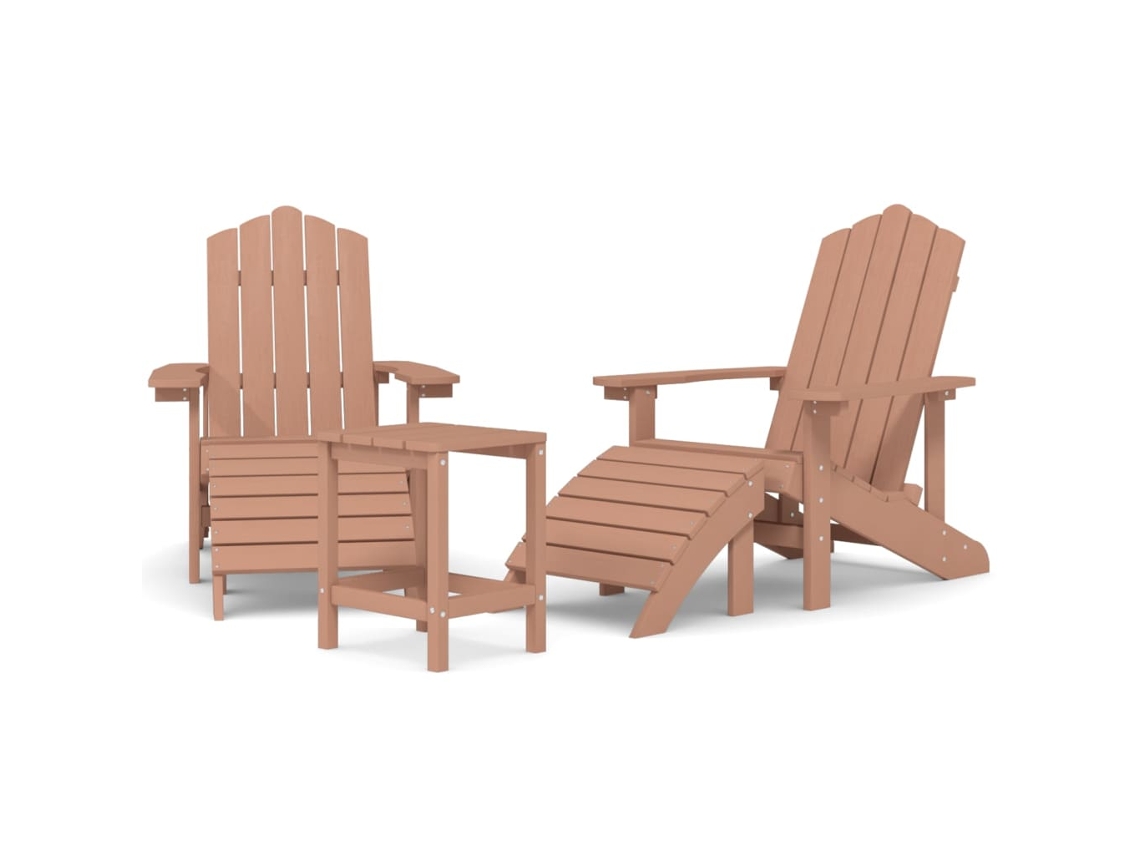 Garden Chair, Garden Chairs Vidaxl Marrom Polietileno (n/a)