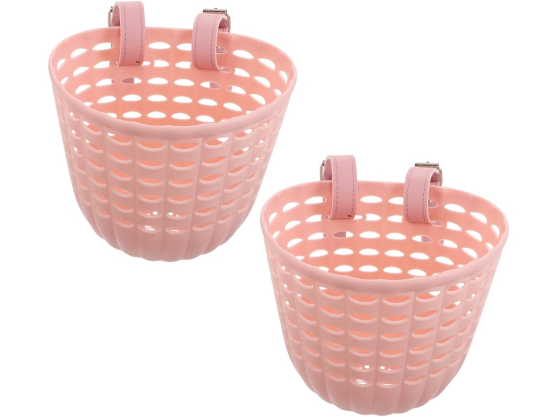 Cesto Dianteiro Para Bicicleta Para Meninas, Acessório De Plástico Para Patinetes E Bicicletas. Gokoco