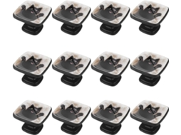 Puxadores Quadrados Para Armários De Cozinha, Puxadores Para Armários E Gavetas, 12 Peças, Gatinho Preto, Puxadores Para