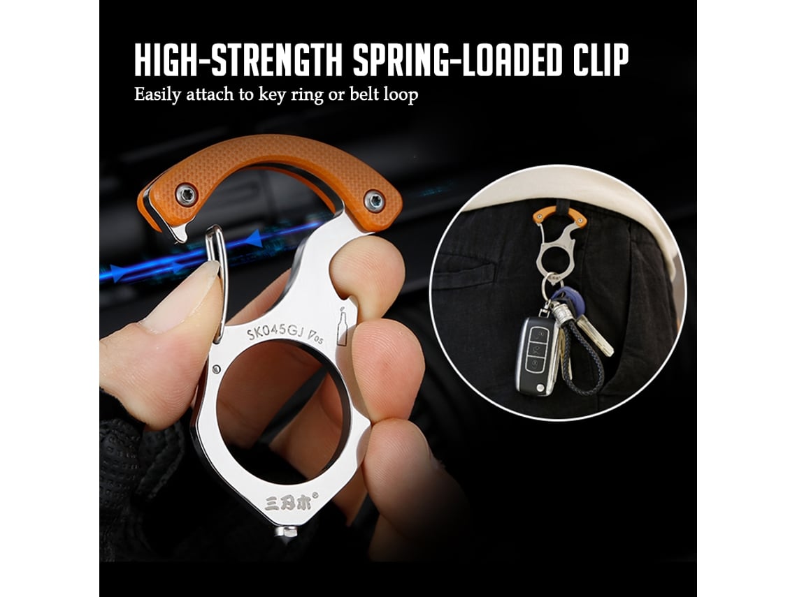 Ferramenta Multiuso Outdoor Camping Chave Quebra Vidro