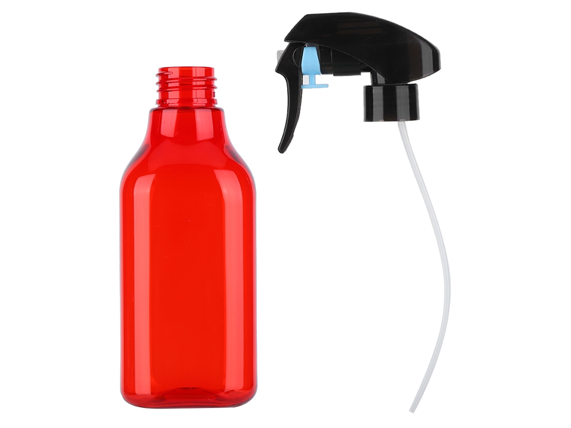 2026 botella de Spray para Peluquería Herramienta de Agua para Salón de Belleza Barbería Rojo
