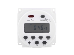 Interruptor De Tempo Digital Programável Semanal Com Relé Elétrico (110vac)