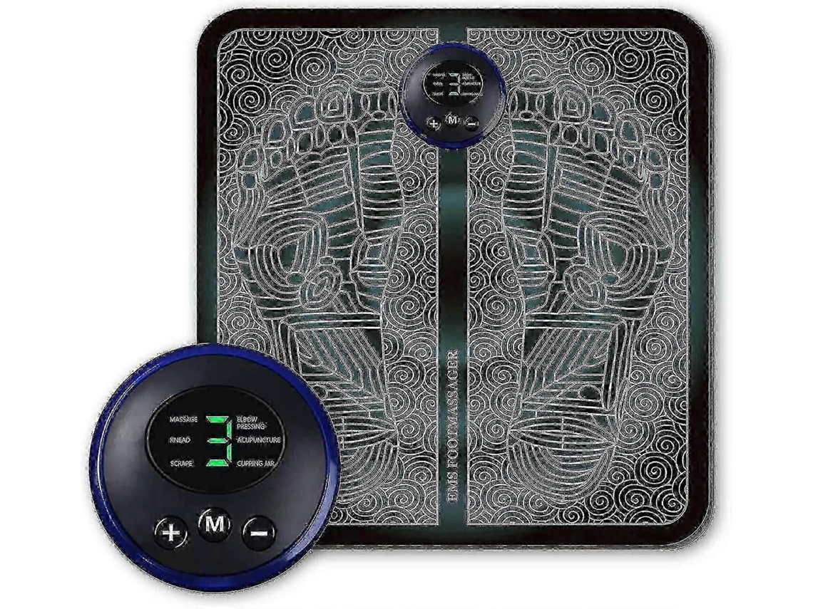 Massageador Elétrico Para Pés Ems 2025 - De Circulação Pés, Reflexologia Podal Cir Culação Nos 6 Modos, 9 Int