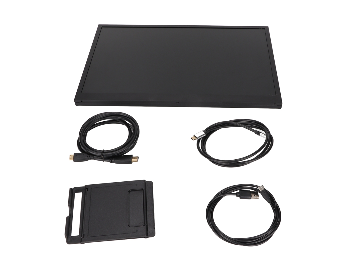 Monitor para laptop de 17 polegadas (1440 x 900, 169 Hz, DC 5 V 2 A, Tipo C, LED, para PC, celular e console de jogos, 100-240 V)