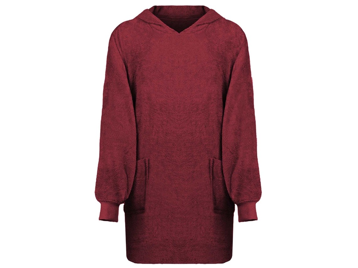 Vidaxl Sweatshirt Manta Kinn Vermelho L Algodão