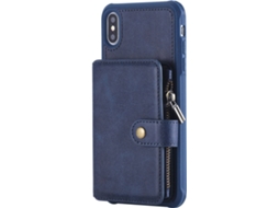 Capa iPhone X, XS WISETONY Kaiqimi-717 Azul