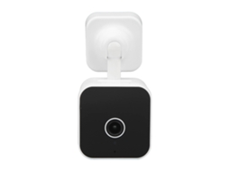 Security Camera Clock 360 Degree View Plug In Wifi Home Camera Motion Detection Night Vision 2 Way Audio White LAXISCREED
