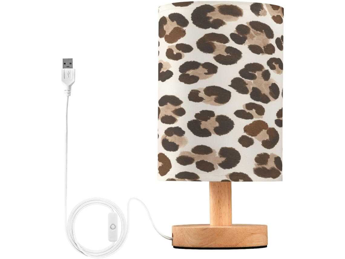Luminária De Cabeceira Led Para Quarto, Luminária De Leitura Com Portas Usb E Cúpula Tecido Para Sala Estar, Dormitório