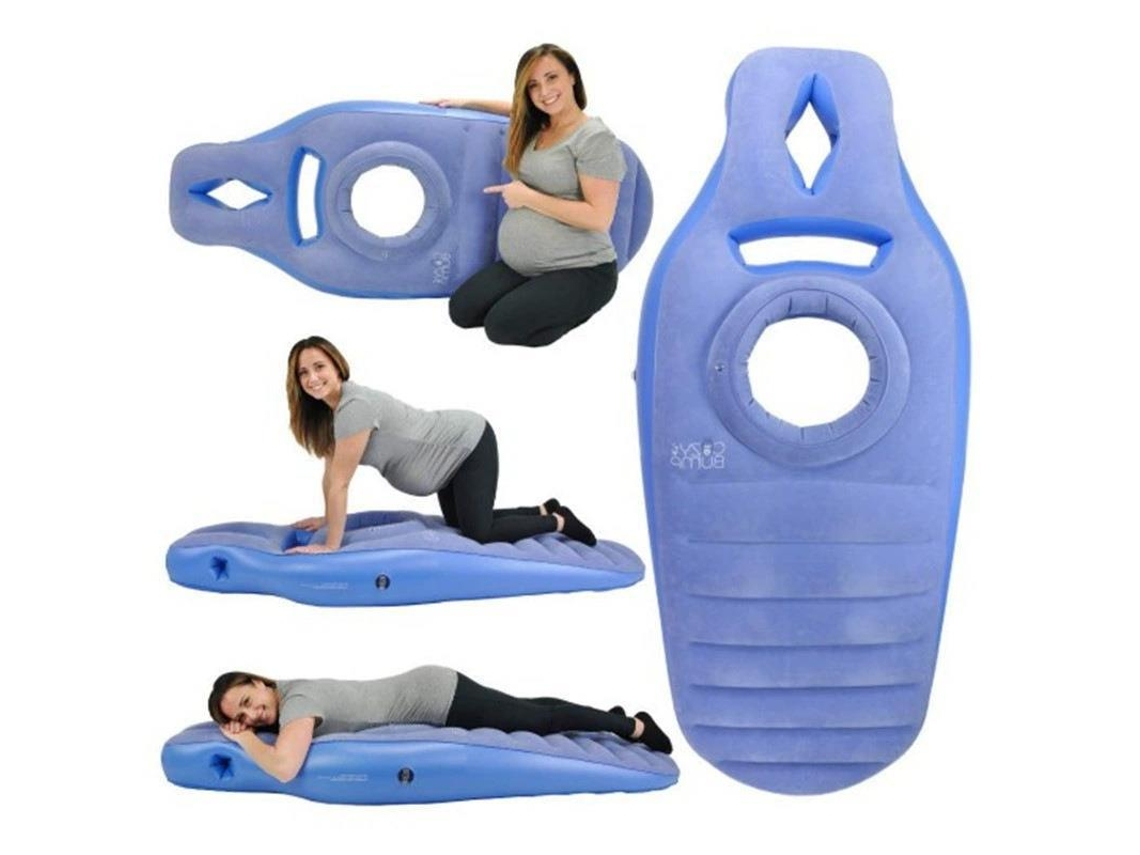 Almofada Inflável para Gestantes com Orifício para a Barriga, Suporte Portátil para Gravidez, Presente Prático, 170 X 65 X 22cm AQUAFORGE