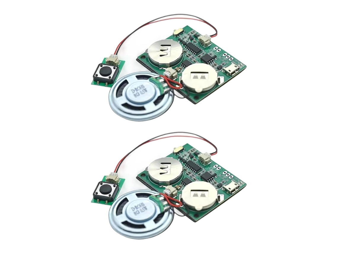 Módulo de Som Programável Usb Recarregável com 4 Mb de Memória para Projetos. SFUSHOS