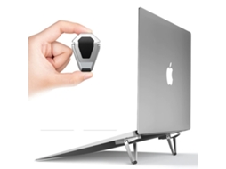 Lurelia Suporte Para Portátil Dobrável, Antiderrapante, Com Ventilação, Em Liga De Zinco, Compatível Com Macbook