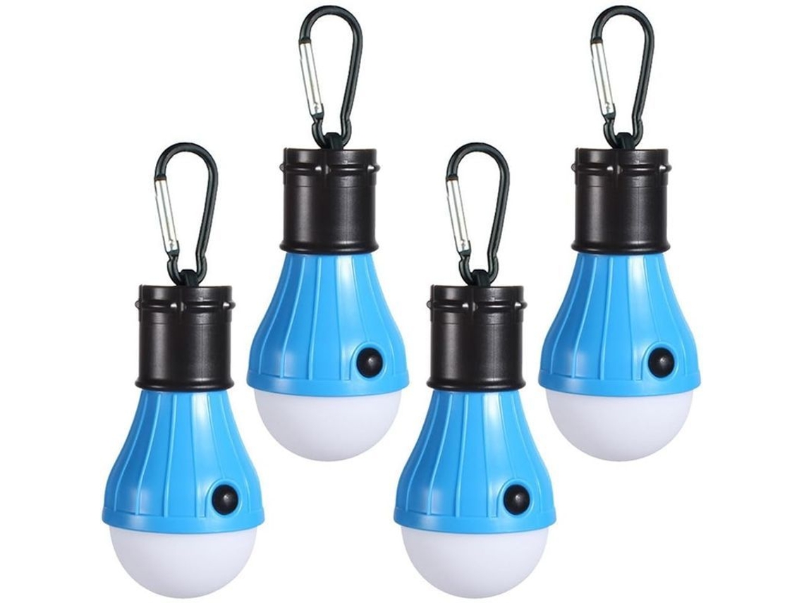 Lanterna Led Para Camping 4 Pack Portátil Com 4 Modos Impermeável Para Caminhada E Acampamento