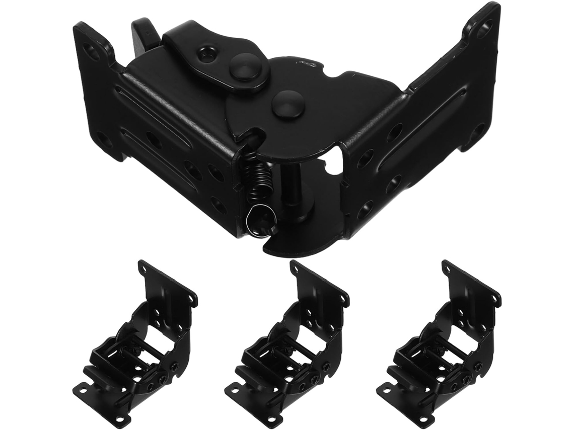 Conjunto De 4 Dobradiças Dobráveis Autotravantes Reforçadas Para