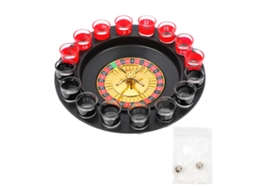 Mali jogo de Roda para Copo de Shot com 16 Copos e 2 Esferas de Metal para Festas