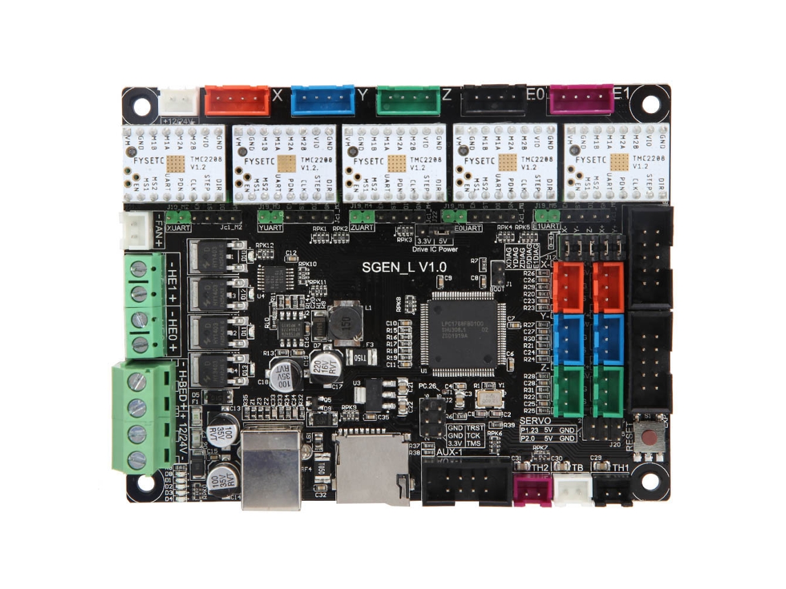 Laxiscreed Controlador Para Impressoras 3d, Voltagem 4,75v-36v, 1,4a, Microstepping 256