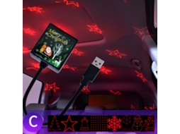 Enfeite de Natal Motion Pattern Modelos Contínuo Padrões Usb Rgb Outdoor (5 m)