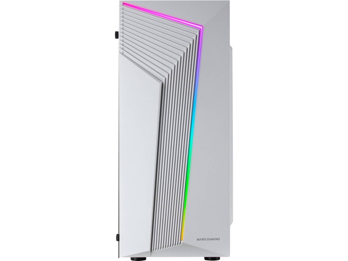 Caixa Pc Gaming Atx MARS GAMING Mc-X7 Branco Frontal Argb Ventoinha Rgb 12Cm