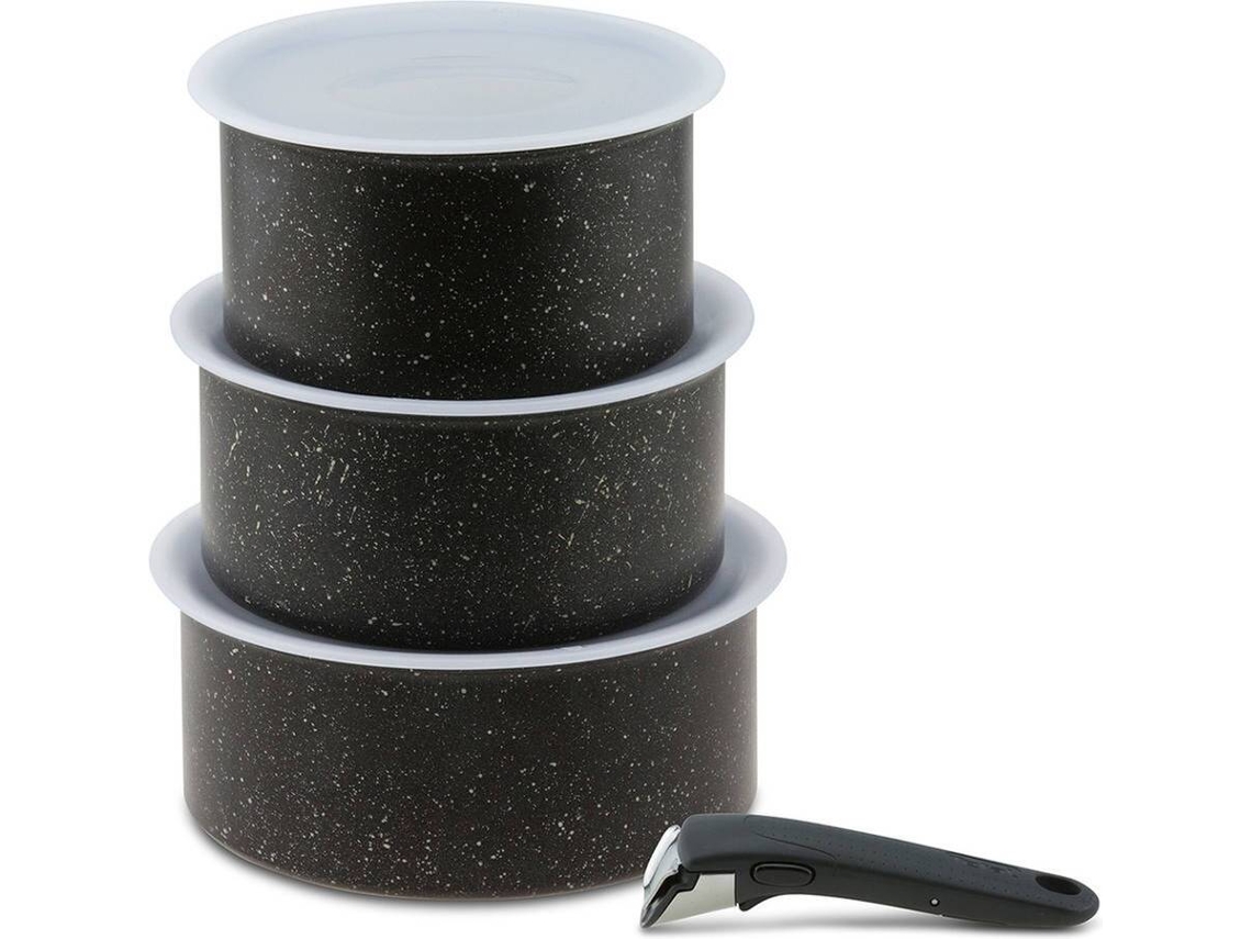 Set de Caçarolas TEFAL Ingenio Authentic (Titanium)