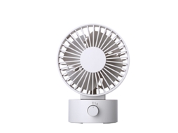 Laxiscreed Ventilador De Mesa Usb Ajustável Para Escritório E Quarto, Compacto E Com Design Japonês