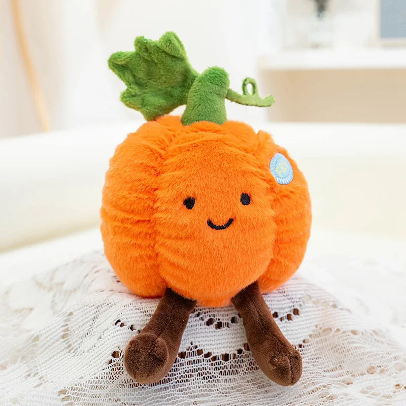 (abóbora, Aproximadamente 15-20 Cm) Brinquedo De Pelúcia Em Formato De Vegetal De Desenho Animado.