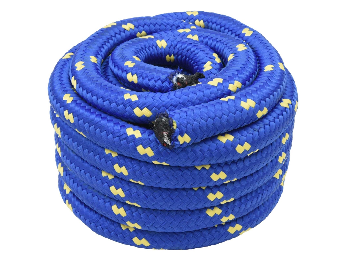 Vidaxl Corda De Barco 4 Mm 25 M Azul