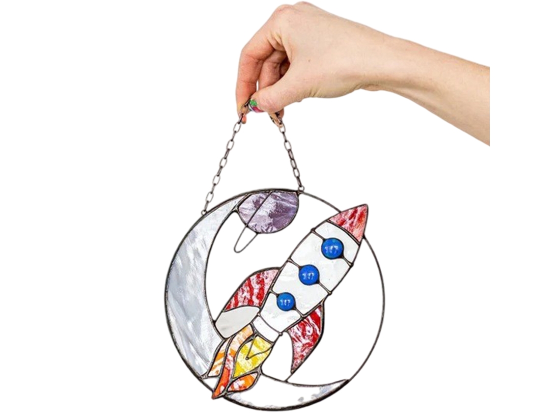 Quadro De Parede (decoração Espacial Azul Baleia)