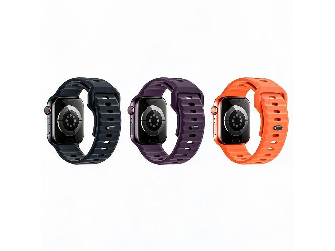 3 Pcs Bracelete Para Apple Watch 38/40/41/42mm Cuich