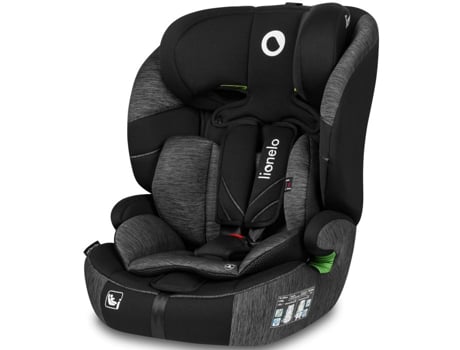 Cadeira Auto I-Size LIONELO Levi One Black Grey