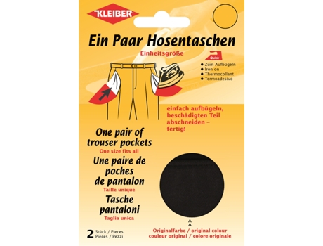 Bolsa para Calças KLEIBER Quick de Um Par Preta