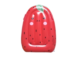 Prancha De Surf Inflável De Fruta Cute Cartoon Com Manoplas Para Piscina Praia Morango Pvc