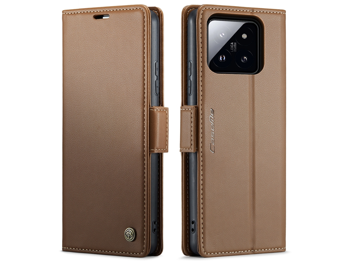 Capa Para Celular Com Compartimento Para Cartão Simmarrom, Redmi Note 13 5g