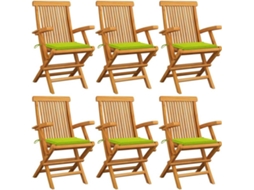 Folding Chair, Folding Chairs Vidaxl Verde Teca (n/a)