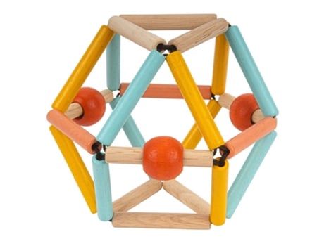 Brinquedo de Madeira BASS & BASSGrabber Fruity Rattle (Idade Mínima Recomendada: 1 ano)