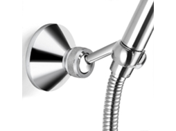 Lurelia Suporte Ventosa Para Chuveiro Aço Inoxidável Cromado 2,2 Cm Rotação 360º Ajustável Ref 513