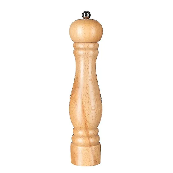 Moedor De Pimenta Madeira Faia, Moedor De Pimenta Manual, 25 Cm, Cor Natural