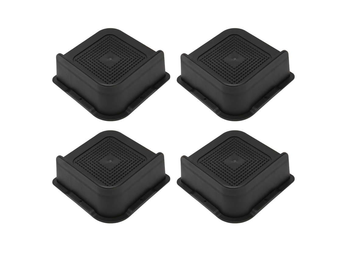 4pcs Elevadores de Móveis Abs Anti derrubamento | S/MARCA