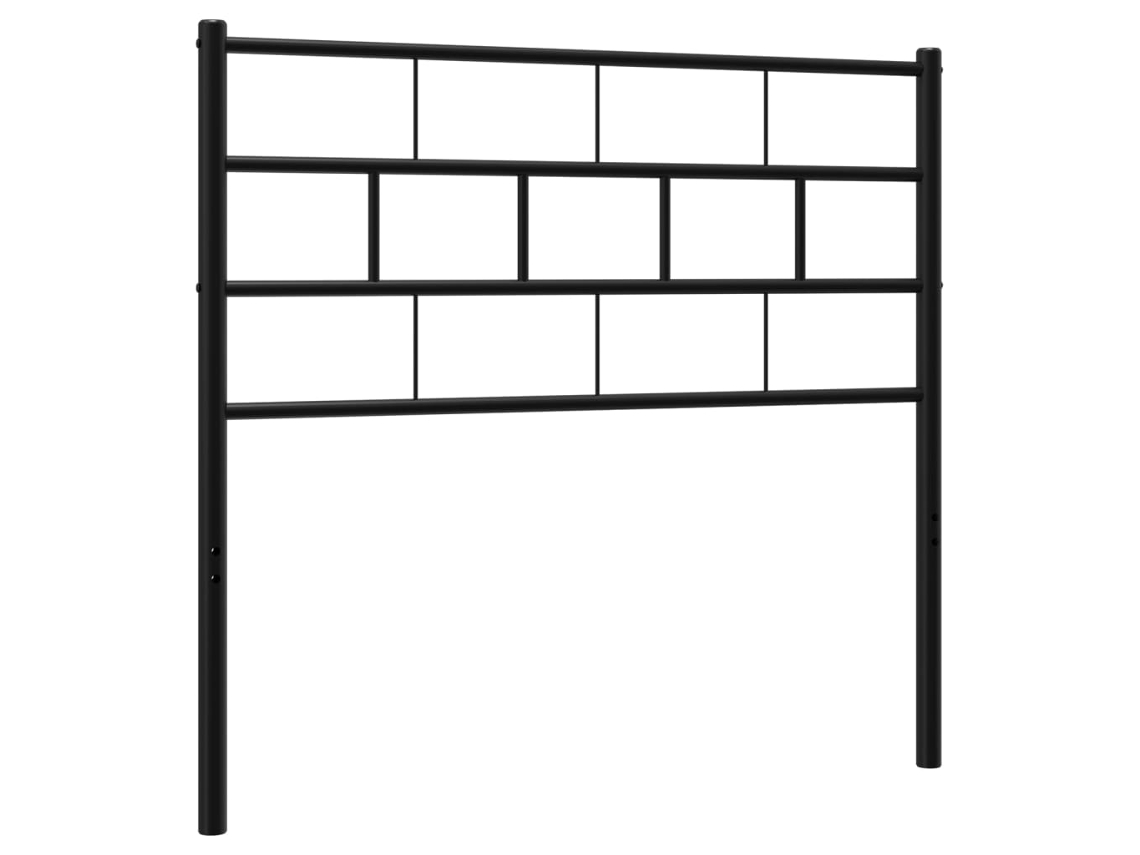 Headboard, Headboards Vidaxl Preto Aço (100 Cm)