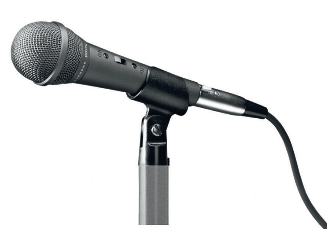 Microfone De Mão Unidirecional Lbc2900/20 Bosch