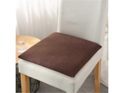 Omni cojín de Cadeira 40x40 Cm Antideslizante Espuma Macia Capa Desmontável para Sala de Jantar Jardim Cozinha Sofá Lar (café)