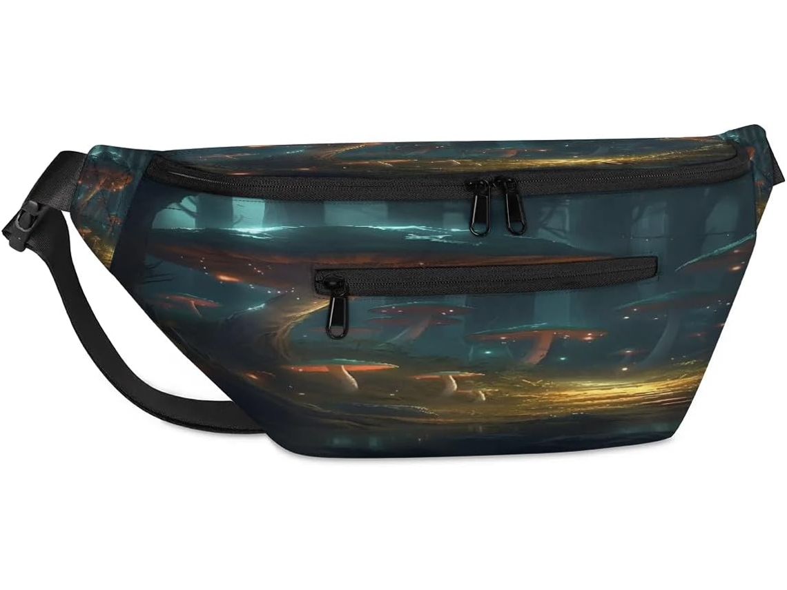 Bolsa Transversal TROPICALLIFE com Estampa de Mármore (38x25x19cm)