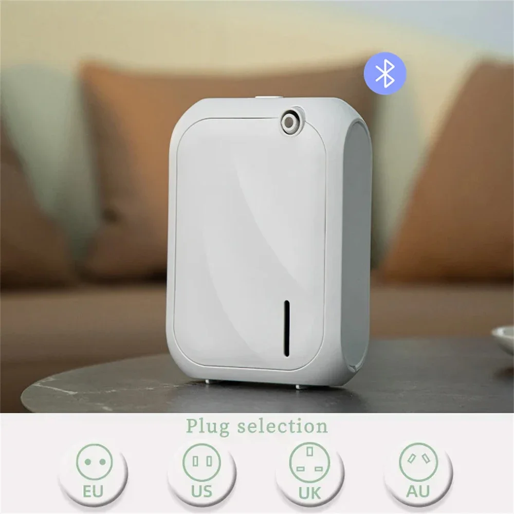 (branco, Bluetooth) Difusor De Aromas Inteligente, Difusor Automático De Fragrâncias De Óleos Essenciais